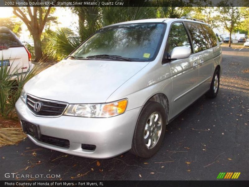 Starlight Silver Metallic / Quartz Gray 2002 Honda Odyssey EX-L