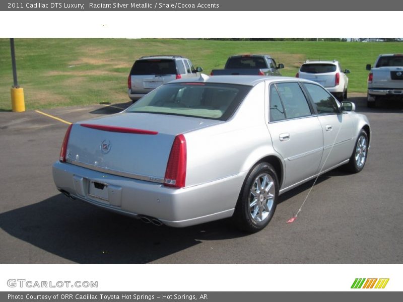 Radiant Silver Metallic / Shale/Cocoa Accents 2011 Cadillac DTS Luxury