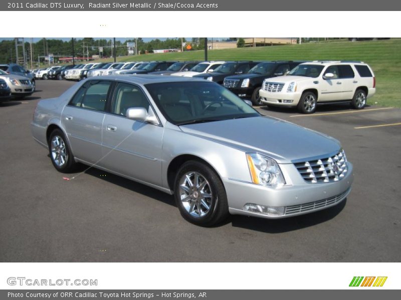 Radiant Silver Metallic / Shale/Cocoa Accents 2011 Cadillac DTS Luxury