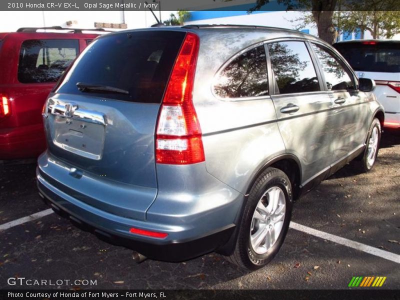 Opal Sage Metallic / Ivory 2010 Honda CR-V EX-L