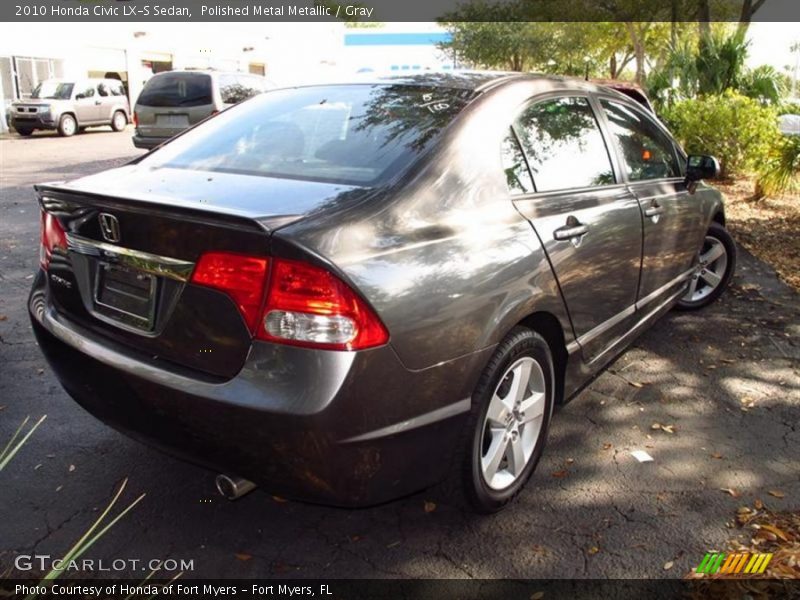 Polished Metal Metallic / Gray 2010 Honda Civic LX-S Sedan