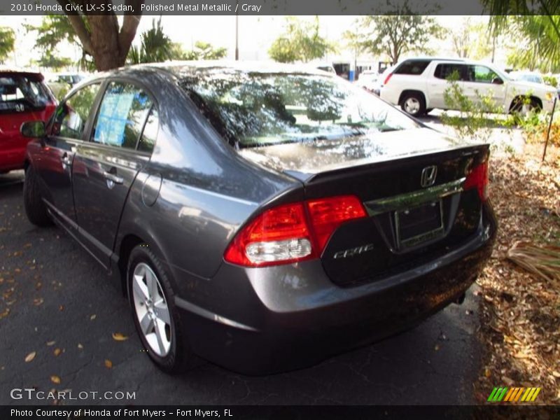 Polished Metal Metallic / Gray 2010 Honda Civic LX-S Sedan