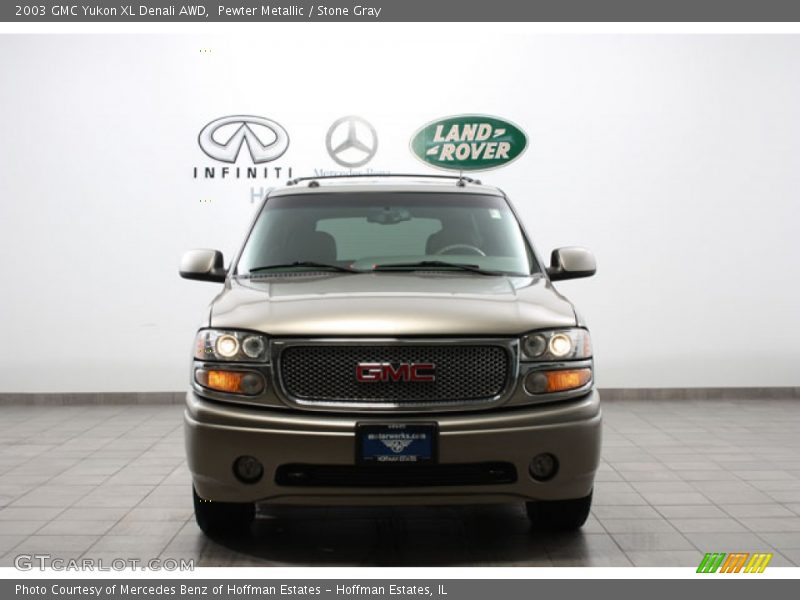 Pewter Metallic / Stone Gray 2003 GMC Yukon XL Denali AWD
