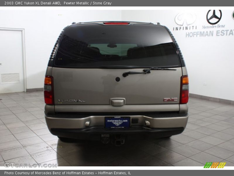 Pewter Metallic / Stone Gray 2003 GMC Yukon XL Denali AWD
