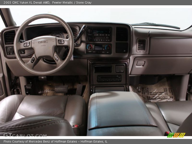 Pewter Metallic / Stone Gray 2003 GMC Yukon XL Denali AWD