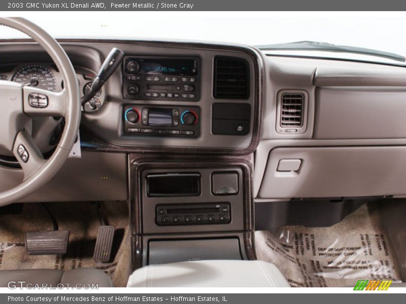 Pewter Metallic / Stone Gray 2003 GMC Yukon XL Denali AWD