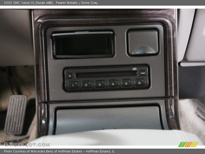 Pewter Metallic / Stone Gray 2003 GMC Yukon XL Denali AWD