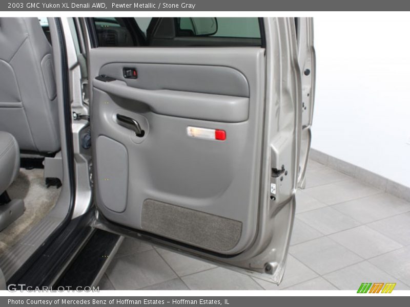 Pewter Metallic / Stone Gray 2003 GMC Yukon XL Denali AWD