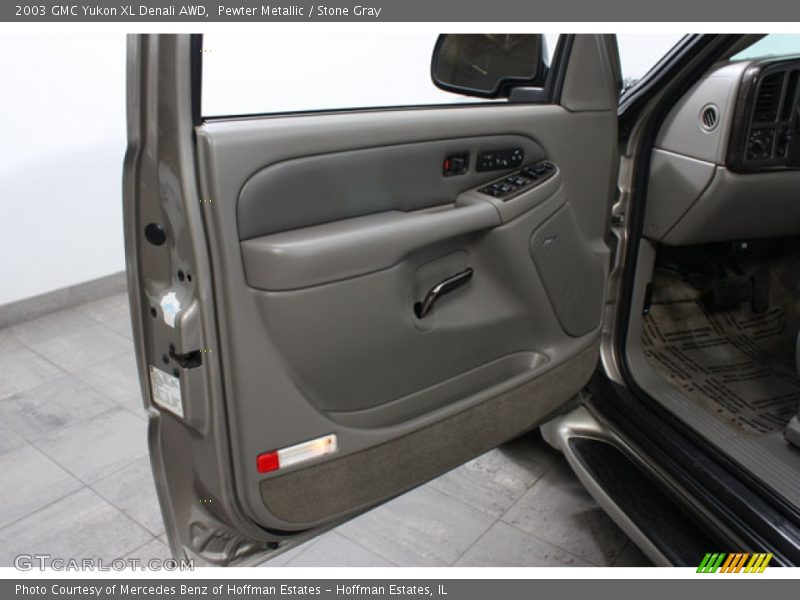 Pewter Metallic / Stone Gray 2003 GMC Yukon XL Denali AWD