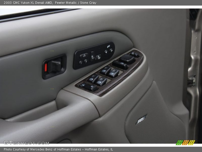 Pewter Metallic / Stone Gray 2003 GMC Yukon XL Denali AWD