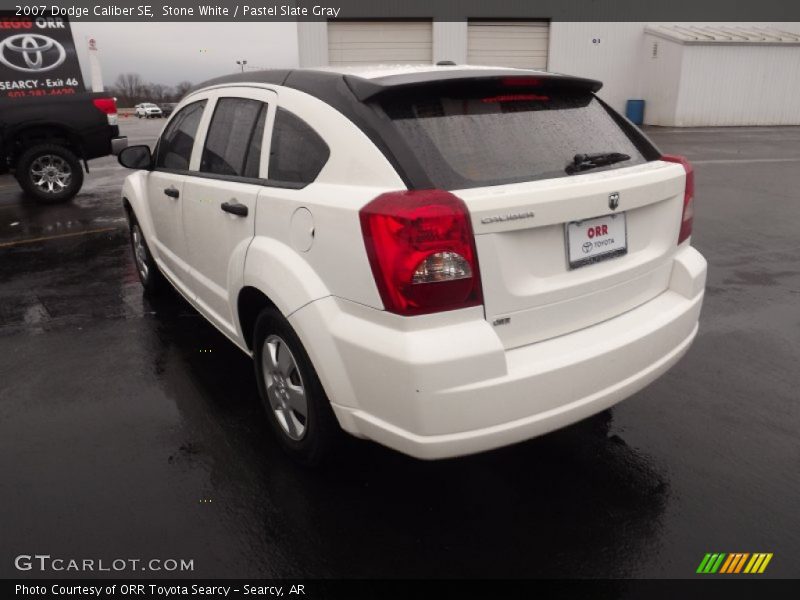 Stone White / Pastel Slate Gray 2007 Dodge Caliber SE