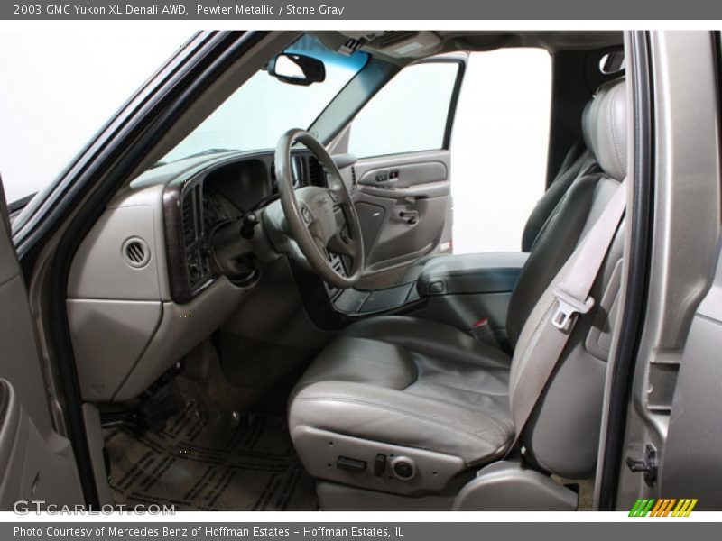 Pewter Metallic / Stone Gray 2003 GMC Yukon XL Denali AWD