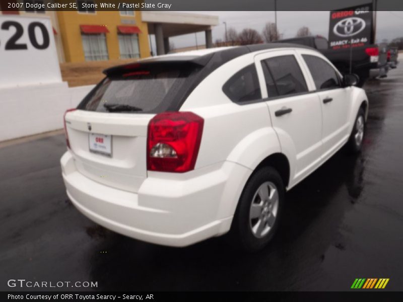 Stone White / Pastel Slate Gray 2007 Dodge Caliber SE