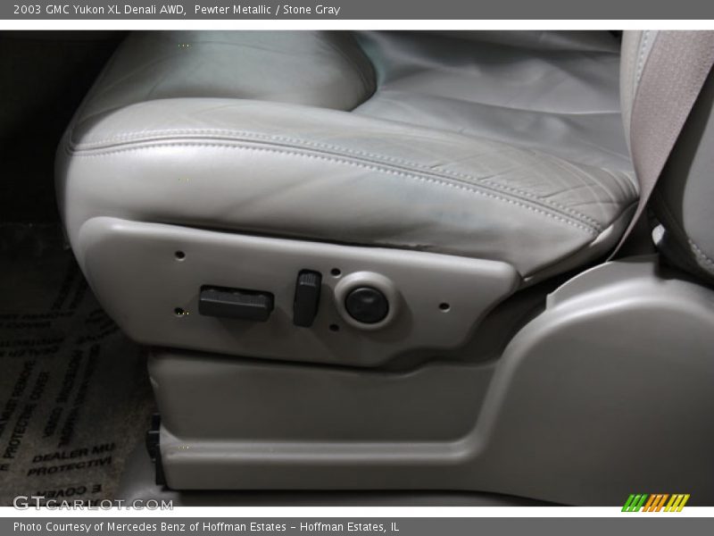 Pewter Metallic / Stone Gray 2003 GMC Yukon XL Denali AWD