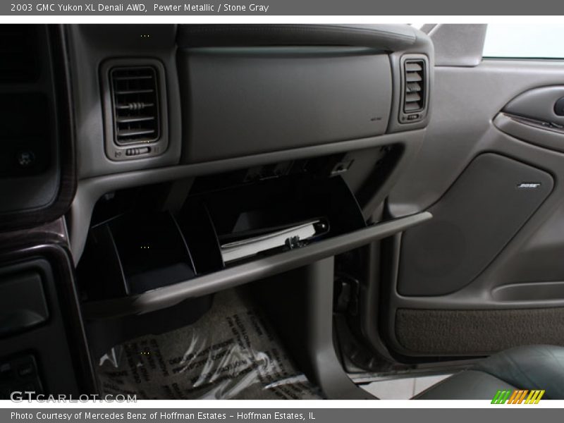Pewter Metallic / Stone Gray 2003 GMC Yukon XL Denali AWD