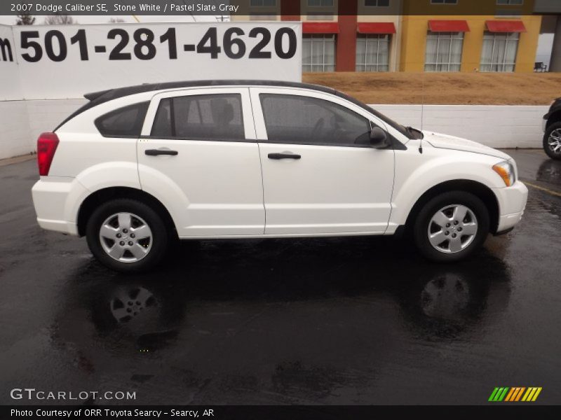 Stone White / Pastel Slate Gray 2007 Dodge Caliber SE