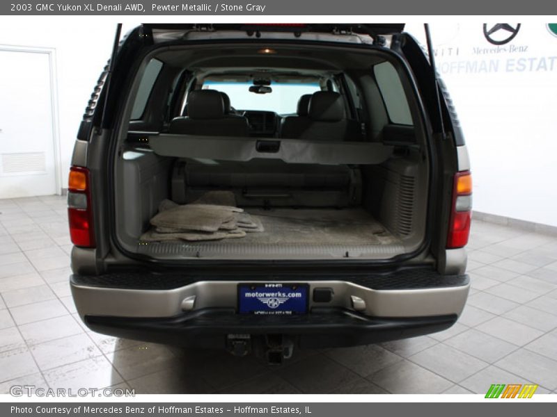 Pewter Metallic / Stone Gray 2003 GMC Yukon XL Denali AWD