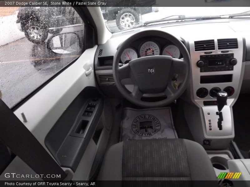 Stone White / Pastel Slate Gray 2007 Dodge Caliber SE