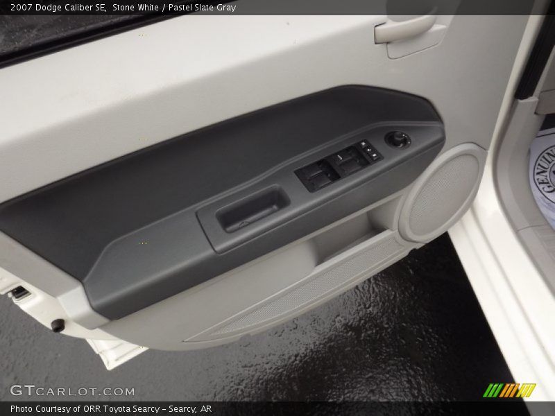 Stone White / Pastel Slate Gray 2007 Dodge Caliber SE