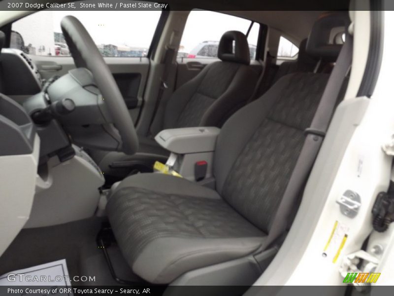 Stone White / Pastel Slate Gray 2007 Dodge Caliber SE