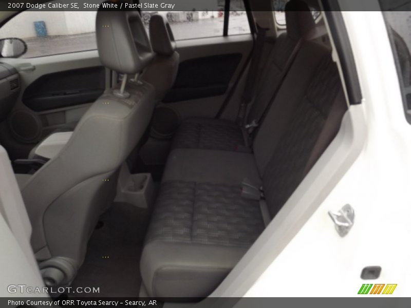 Stone White / Pastel Slate Gray 2007 Dodge Caliber SE