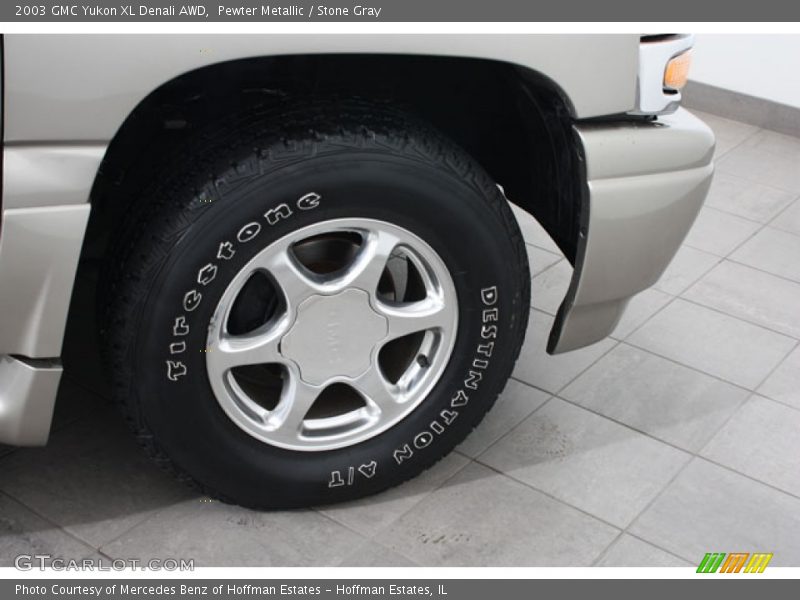 Pewter Metallic / Stone Gray 2003 GMC Yukon XL Denali AWD
