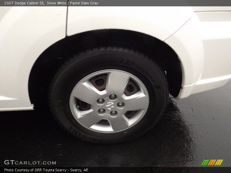 Stone White / Pastel Slate Gray 2007 Dodge Caliber SE