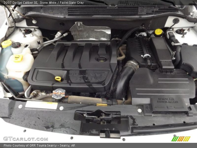Stone White / Pastel Slate Gray 2007 Dodge Caliber SE