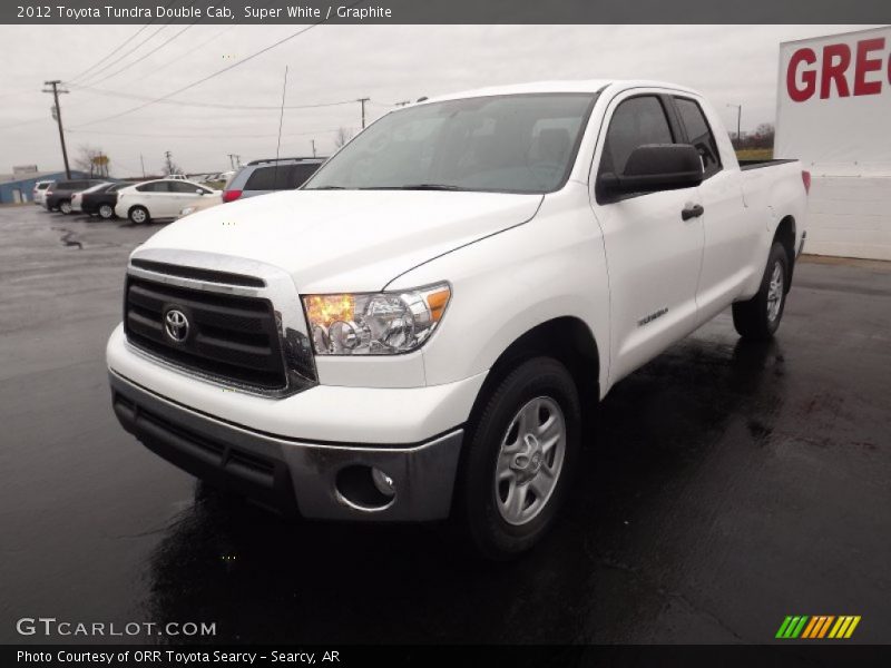 Super White / Graphite 2012 Toyota Tundra Double Cab