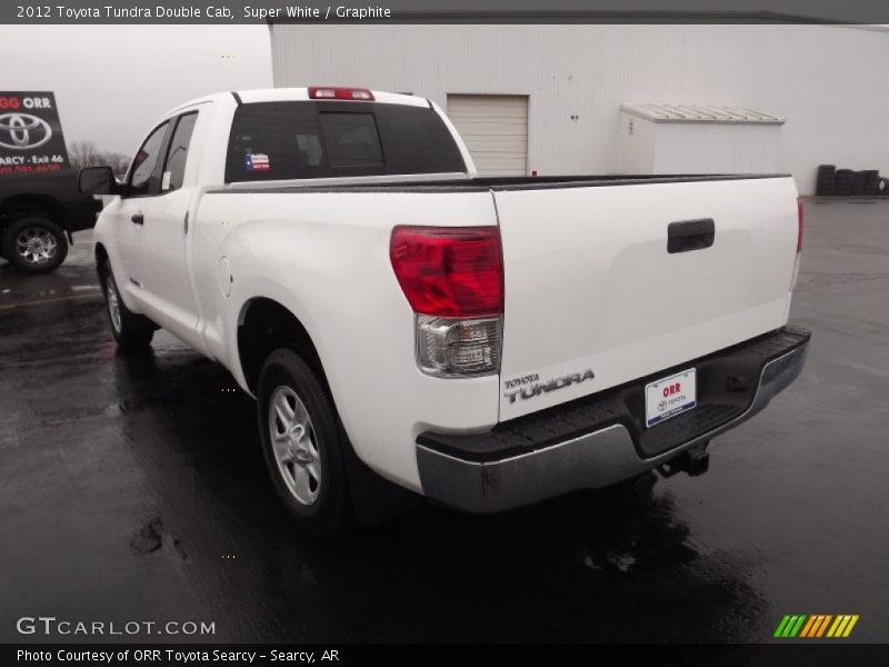 Super White / Graphite 2012 Toyota Tundra Double Cab
