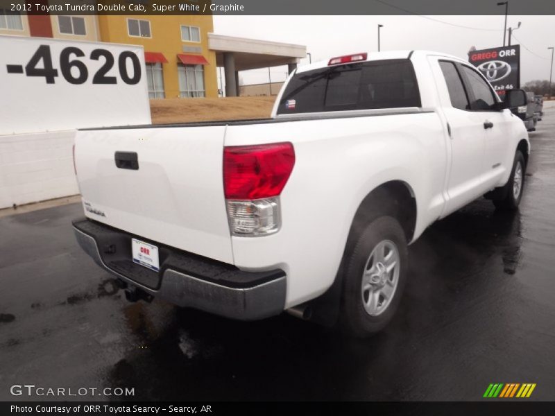 Super White / Graphite 2012 Toyota Tundra Double Cab