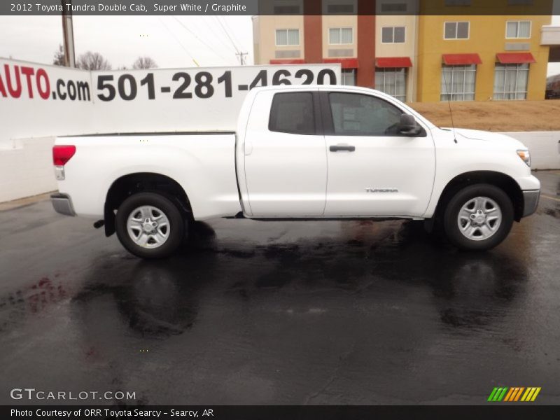 Super White / Graphite 2012 Toyota Tundra Double Cab