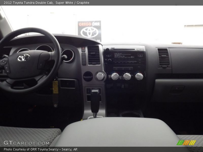 Super White / Graphite 2012 Toyota Tundra Double Cab