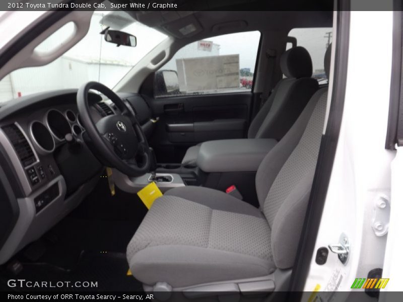 Super White / Graphite 2012 Toyota Tundra Double Cab