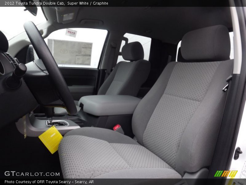 Super White / Graphite 2012 Toyota Tundra Double Cab