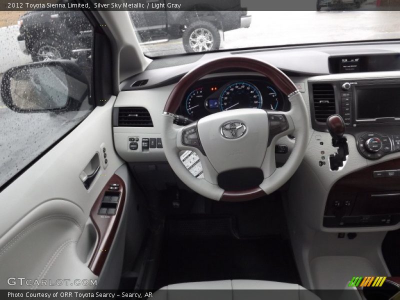Silver Sky Metallic / Light Gray 2012 Toyota Sienna Limited