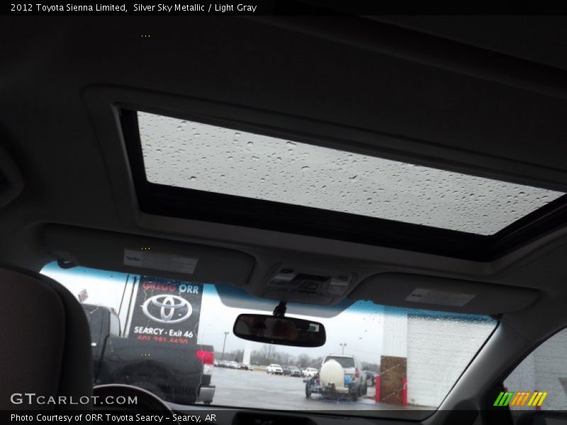 Silver Sky Metallic / Light Gray 2012 Toyota Sienna Limited