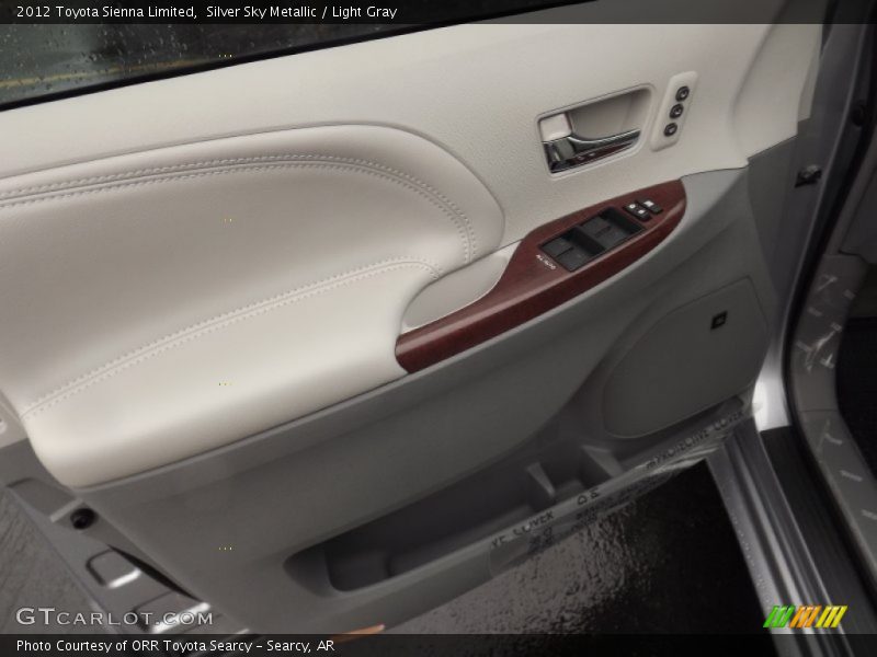 Silver Sky Metallic / Light Gray 2012 Toyota Sienna Limited