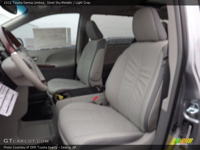 Silver Sky Metallic / Light Gray 2012 Toyota Sienna Limited