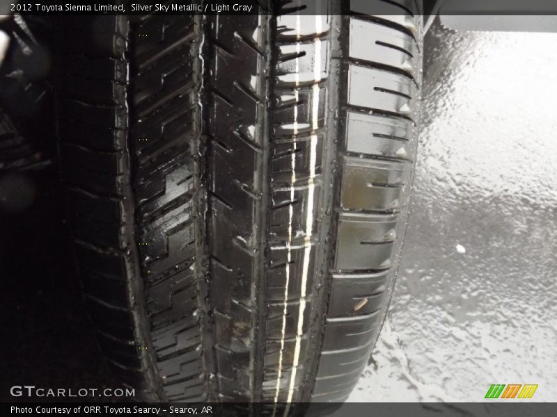 Silver Sky Metallic / Light Gray 2012 Toyota Sienna Limited