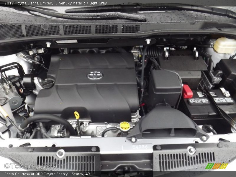 Silver Sky Metallic / Light Gray 2012 Toyota Sienna Limited