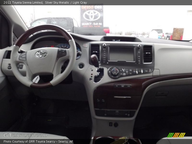 Silver Sky Metallic / Light Gray 2012 Toyota Sienna Limited