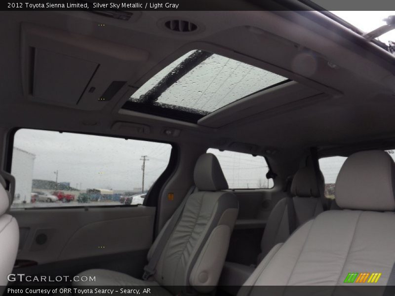 Silver Sky Metallic / Light Gray 2012 Toyota Sienna Limited