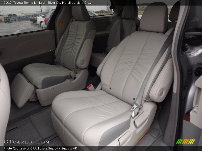 Silver Sky Metallic / Light Gray 2012 Toyota Sienna Limited