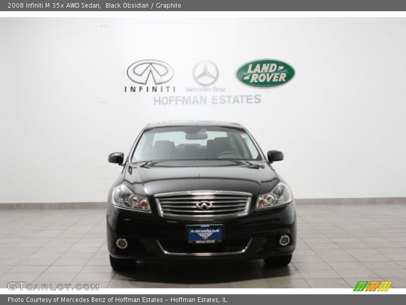 Black Obsidian / Graphite 2008 Infiniti M 35x AWD Sedan