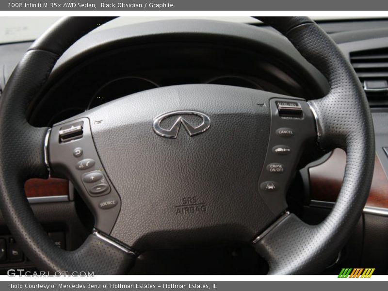 Black Obsidian / Graphite 2008 Infiniti M 35x AWD Sedan