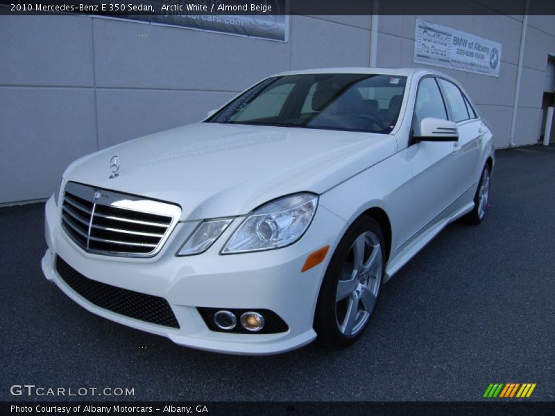 Arctic White / Almond Beige 2010 Mercedes-Benz E 350 Sedan