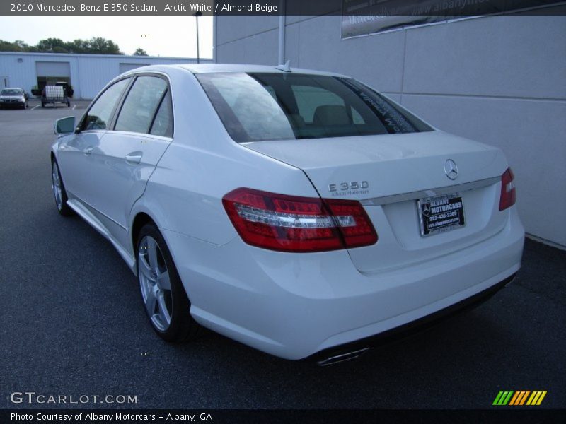 Arctic White / Almond Beige 2010 Mercedes-Benz E 350 Sedan
