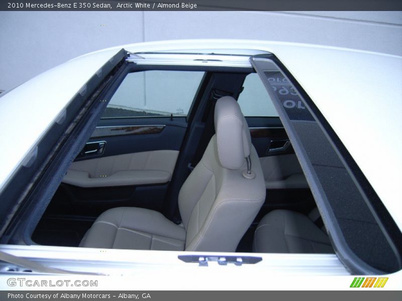 Arctic White / Almond Beige 2010 Mercedes-Benz E 350 Sedan