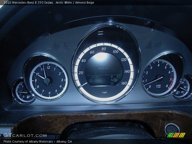 Arctic White / Almond Beige 2010 Mercedes-Benz E 350 Sedan